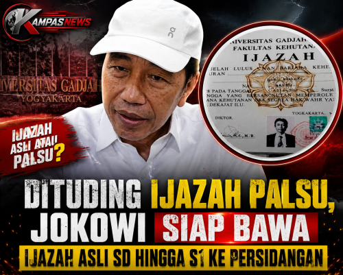 Jokowi siap Tunjukan Ijasah Aslinya