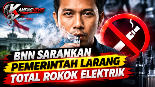 BNN Sarankan Pemerintah Larang Total Rokok Elektrik