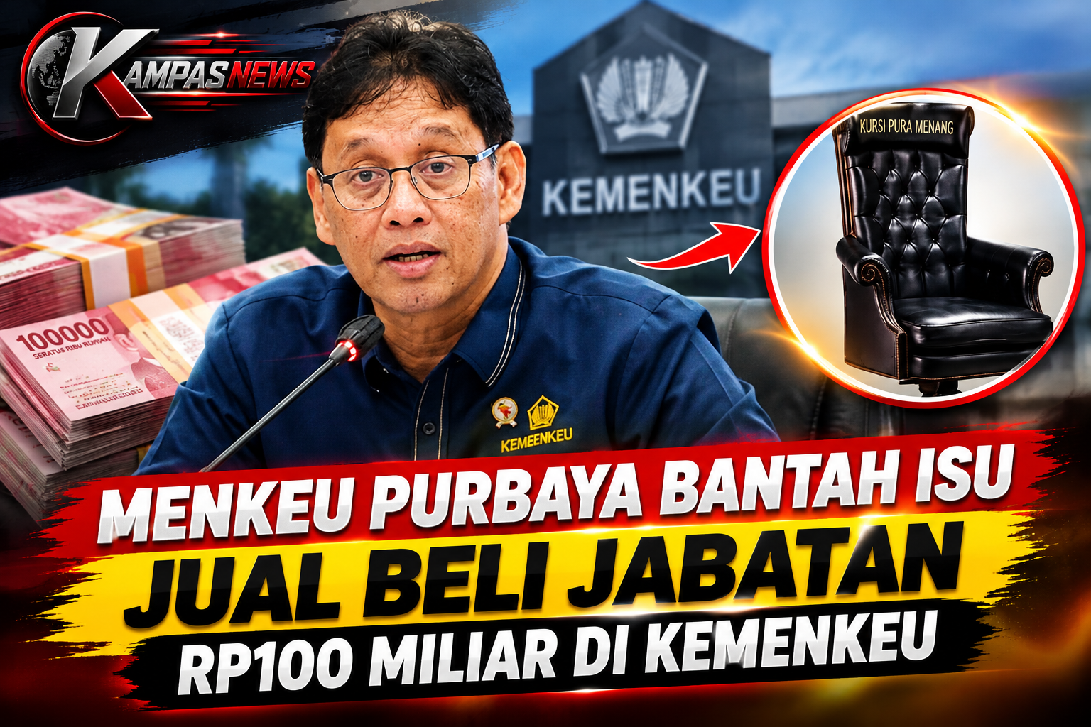 Purbaya Bantah Isu Jual Beli Jabatan